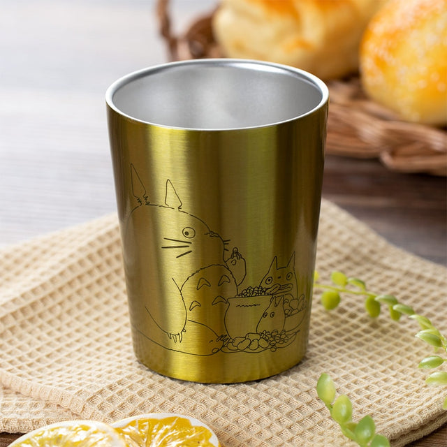 Tumbler Mi vecino Totoro con diseño de frutos, 240 ml