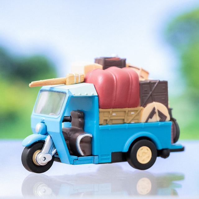 Llavero pull-back My Neighbor Totoro: auto de tres ruedas