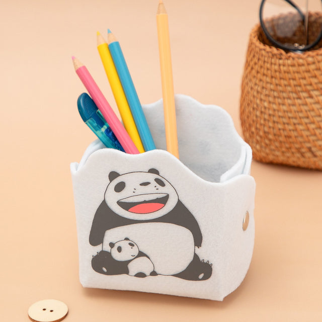 Portalápices de fieltro Panda Kopanda