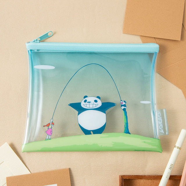 Estuche PVC transparente Panda Kopanda