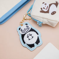 Llavero bordado Panda! Go, Panda!