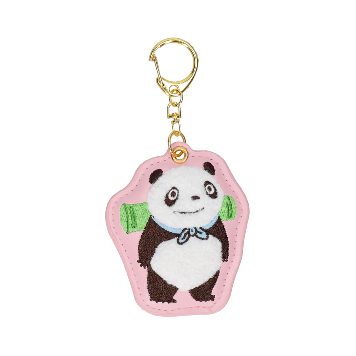 ¡Panda! Go, Panda! Llavero bordado de panda