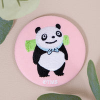 Espejo bordado Panda! Go, Panda!