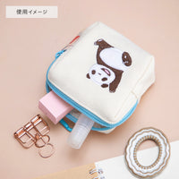Estuche azul con mosquetón ¡Panda! Go, Panda!