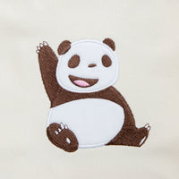 Bolso mini bordado ¡Panda! Go, Panda! (azul)