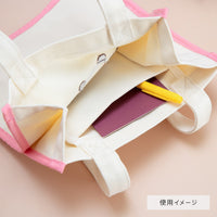 Panda! Go, Panda! Mini bolso bordado rosado