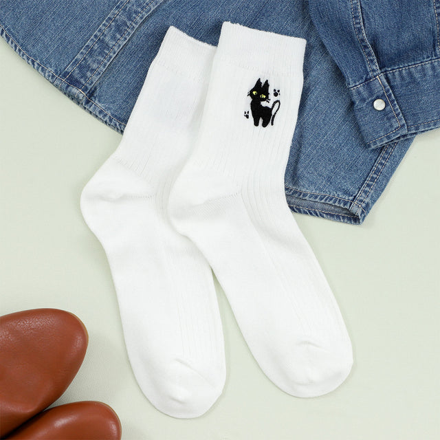 Calcetines bordados de Jiji 23-25 cm