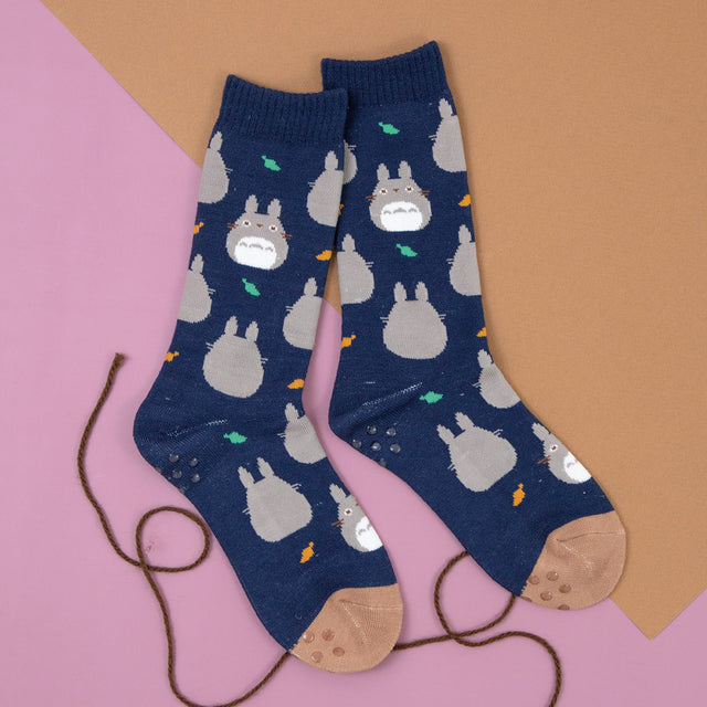 Calcetines abrigados de casa Totoro 23–25 cm