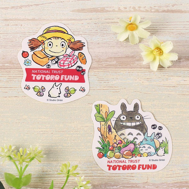 Set de stickers troquelados Totoro color cereza