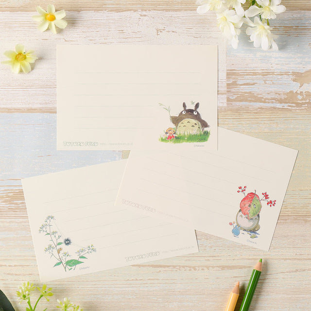 Papel de carta Totoro horizontal