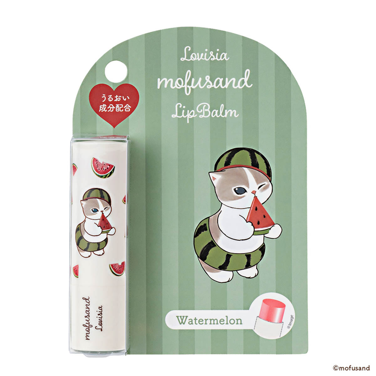 Bálsamo labial mofusand Gatito Sandía