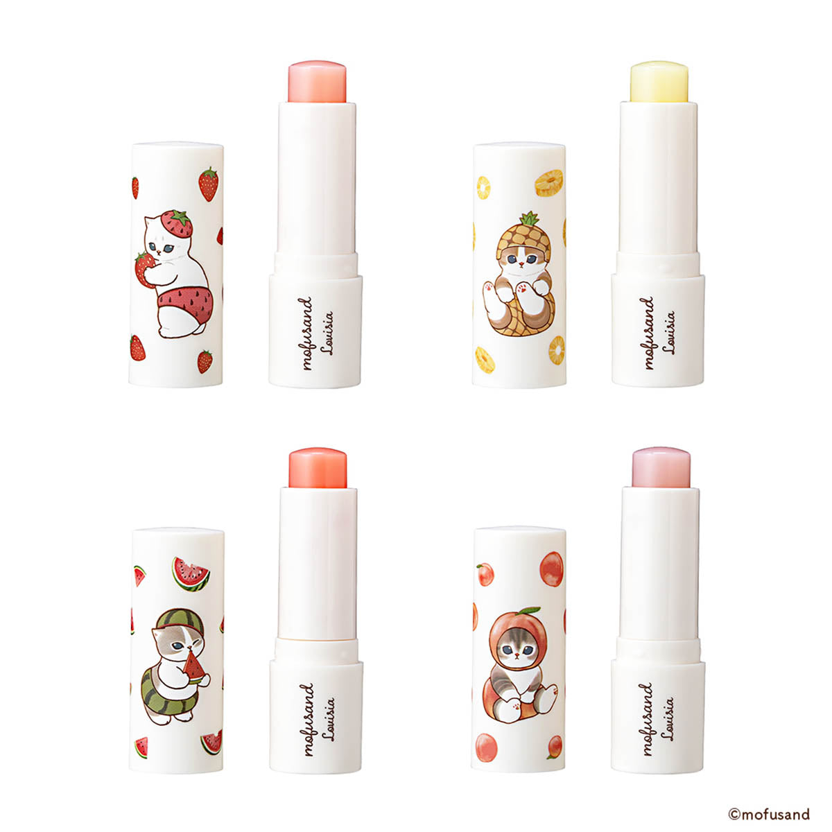Bálsamo labial mofusand Gatito Sandía