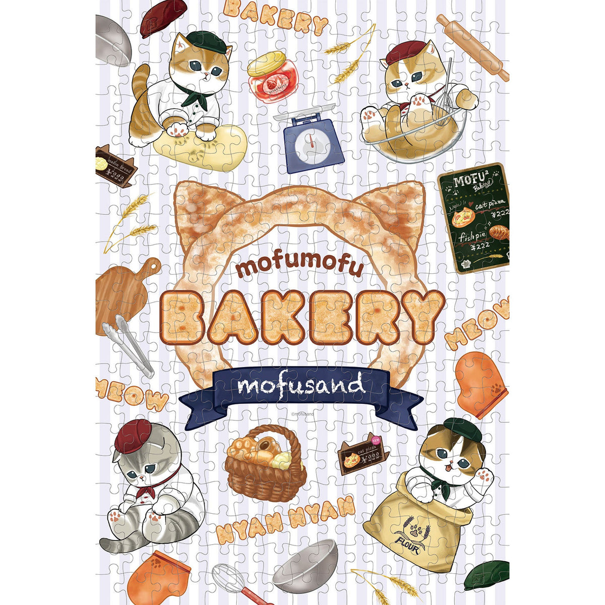 Puzzle Mofusand: Panadería esponjosa, 300 piezas