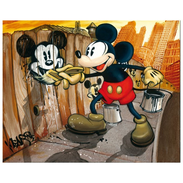Cuadro Giclée en lienzo «Mickey da Vinci»