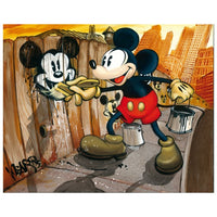 Cuadro Giclée en lienzo «Mickey da Vinci»