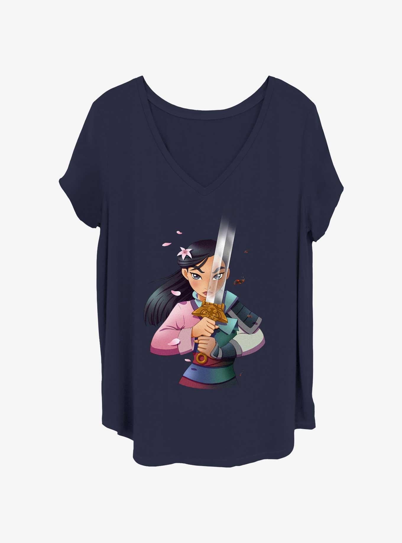 Polera Disney Mulan Anime para mujer, tallas grandes