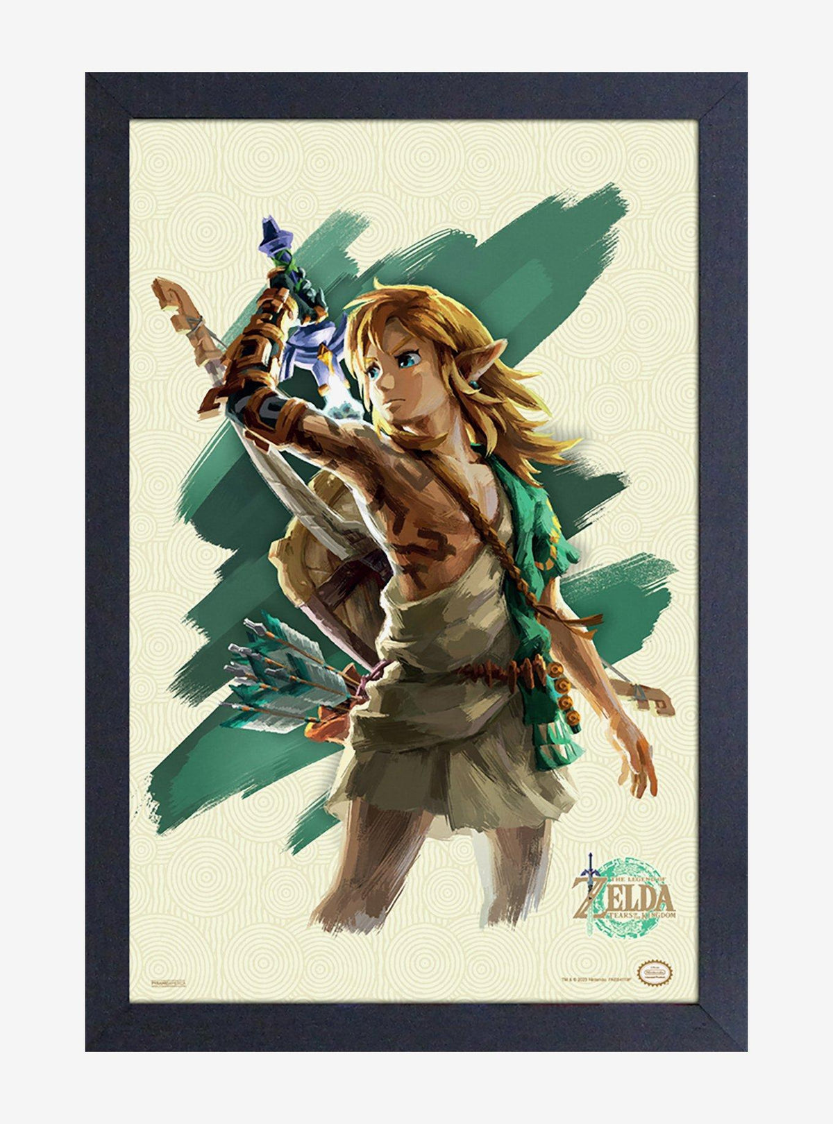 Póster enmarcado de Link: Tears of the Kingdom