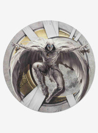 Cartel metálico redondo de Moon Knight