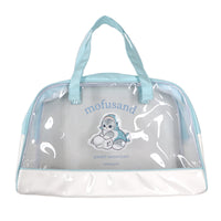 Bolso Boston Mofusand Gato Tiburón Pastel Azul