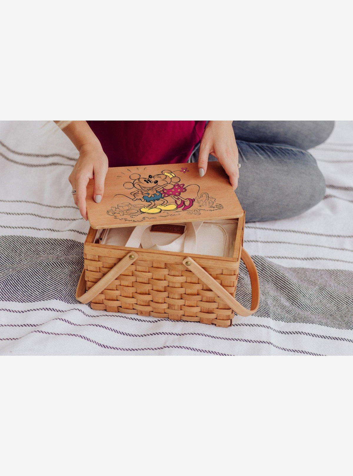 Canasta de picnic Poppy de Mickey y Minnie Mouse