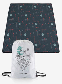 Manta de picnic Star Wars con diseño de la Estrella de la Muerte