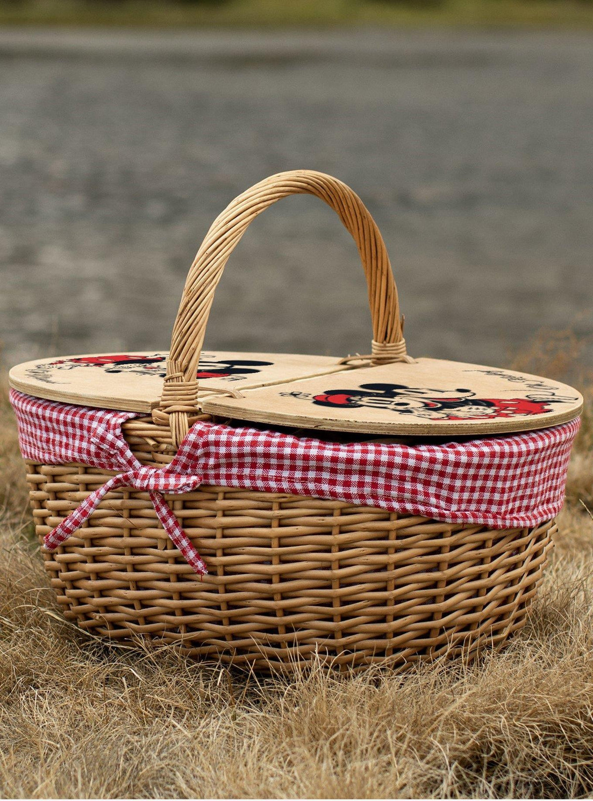 Canasto de picnic de Mickey y Minnie Mouse