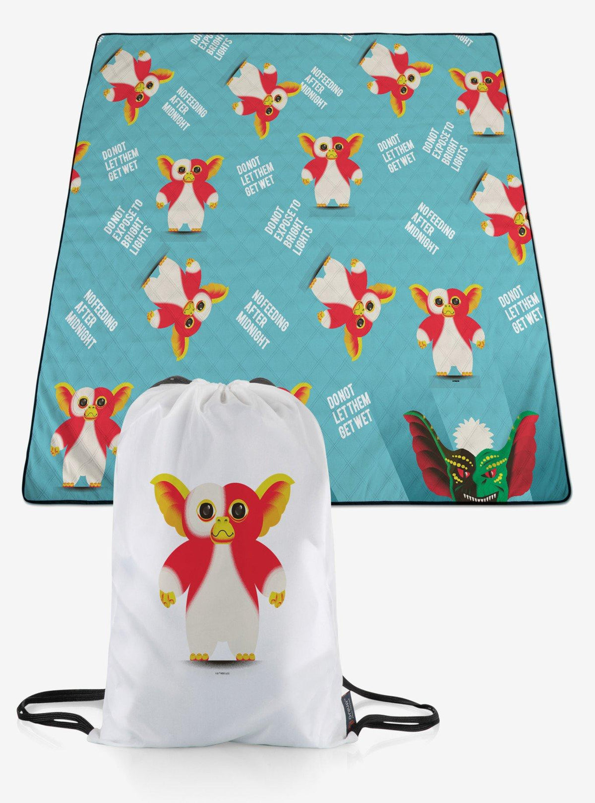 Manta de picnic Gremlins con bolso