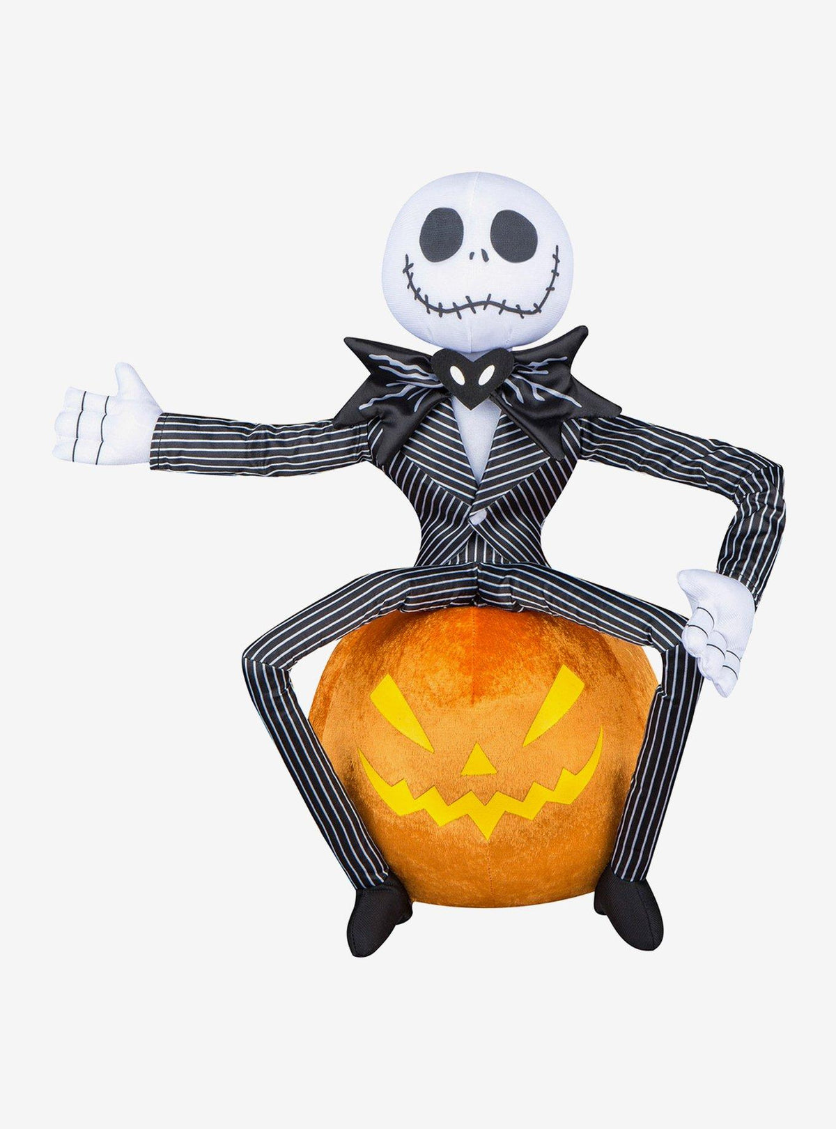 Jack Skellington sobre calabaza: adorno de felpa