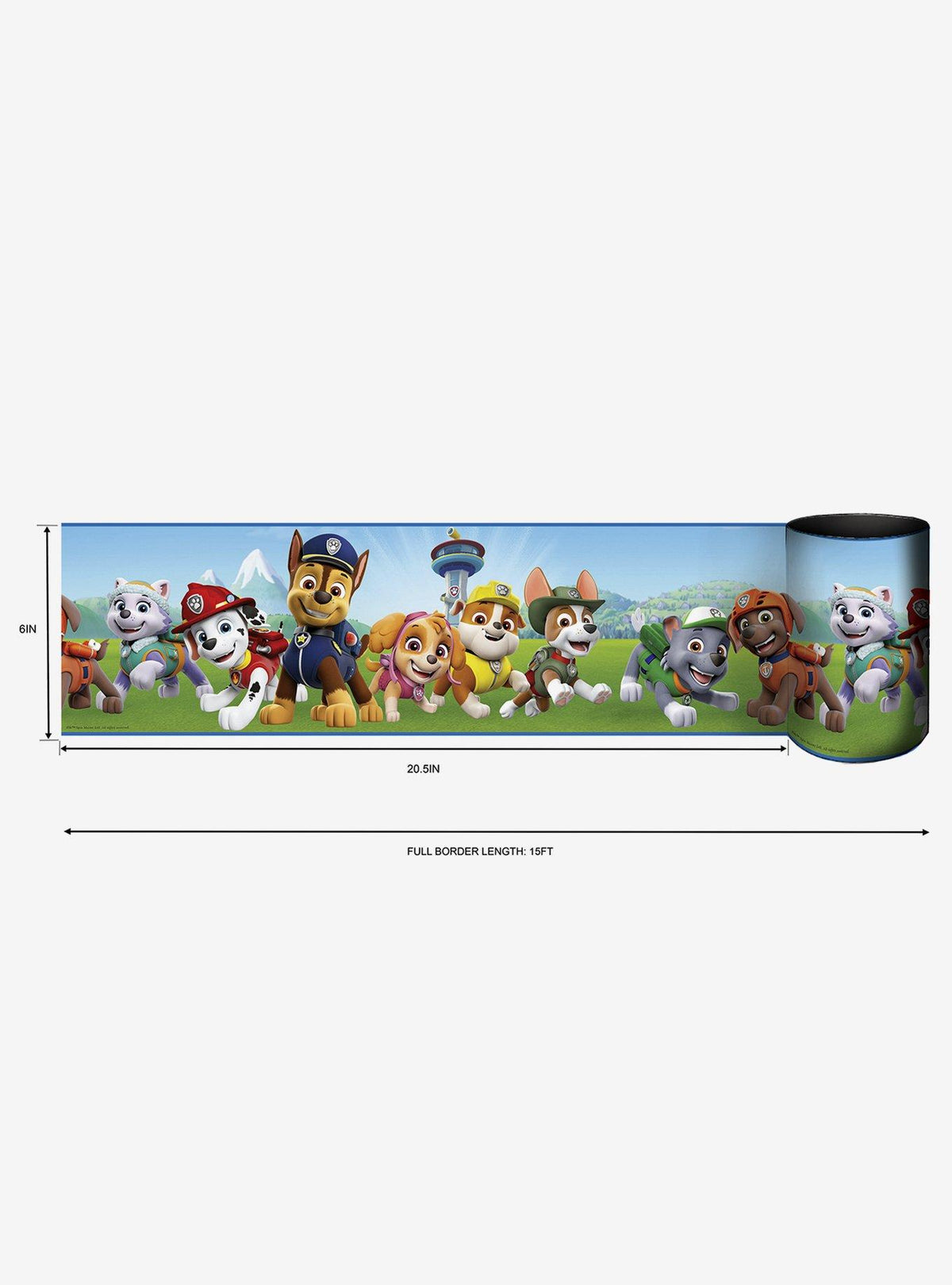 Cenefa autoadhesiva Paw Patrol