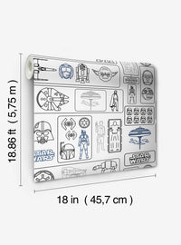 Papel mural adhesivo Star Wars Pictogram