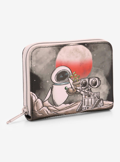 Billetera mini WALL-E y EVE con cierre