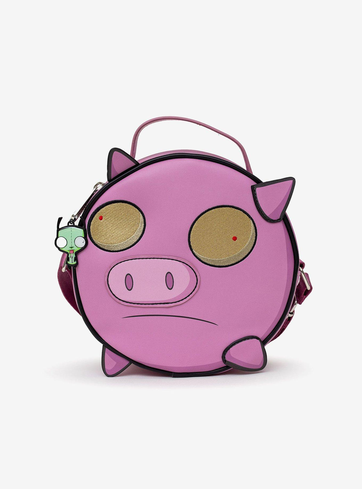 Cartera bandolera Invader Zim Piggy bordada