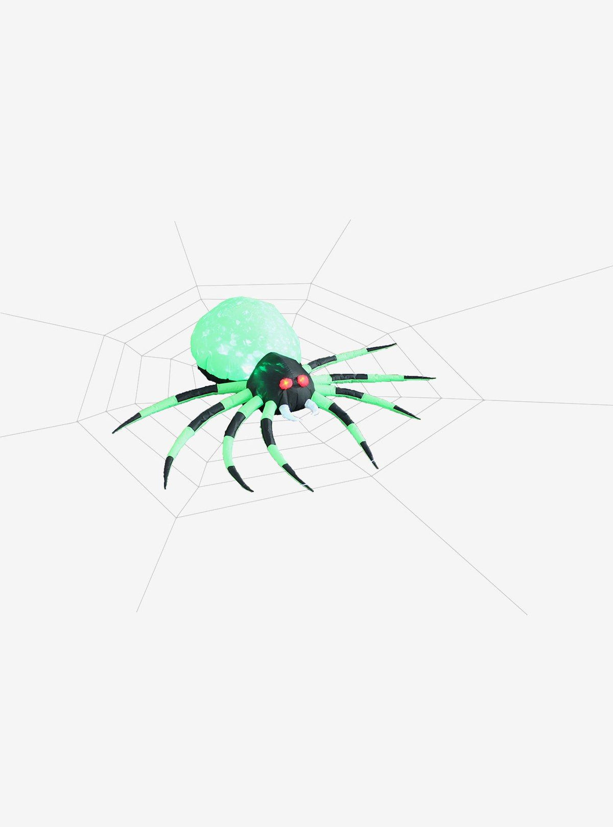 Decoración inflable de araña con telaraña