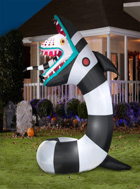 Inflable Airblown gigante del gusano de arena de Beetlejuice