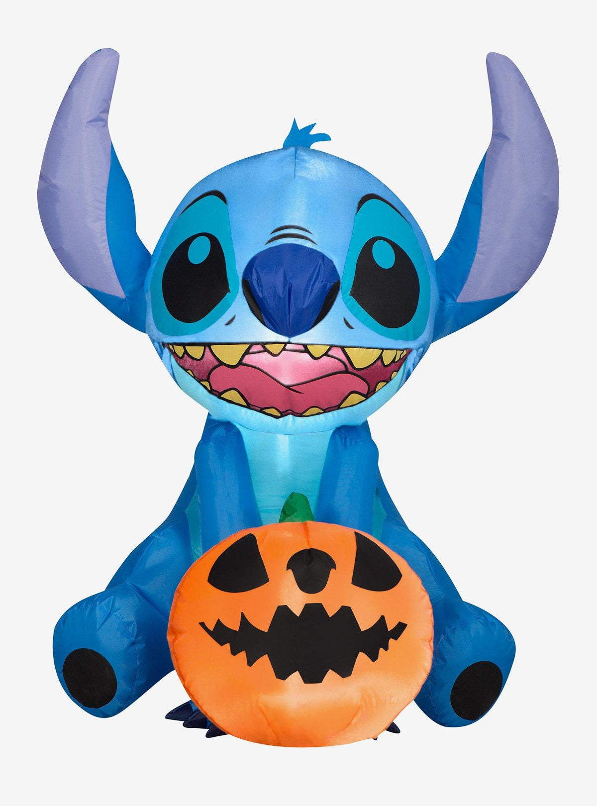 Stitch Inflable de Halloween con calabaza