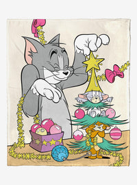 Manta de tacto sedoso Tom and Jerry: Árbol de ratones