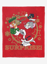 Manta de tacto sedoso Tom and Jerry Surprise