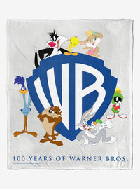 Manta Looney Tunes 100 años, suave al tacto