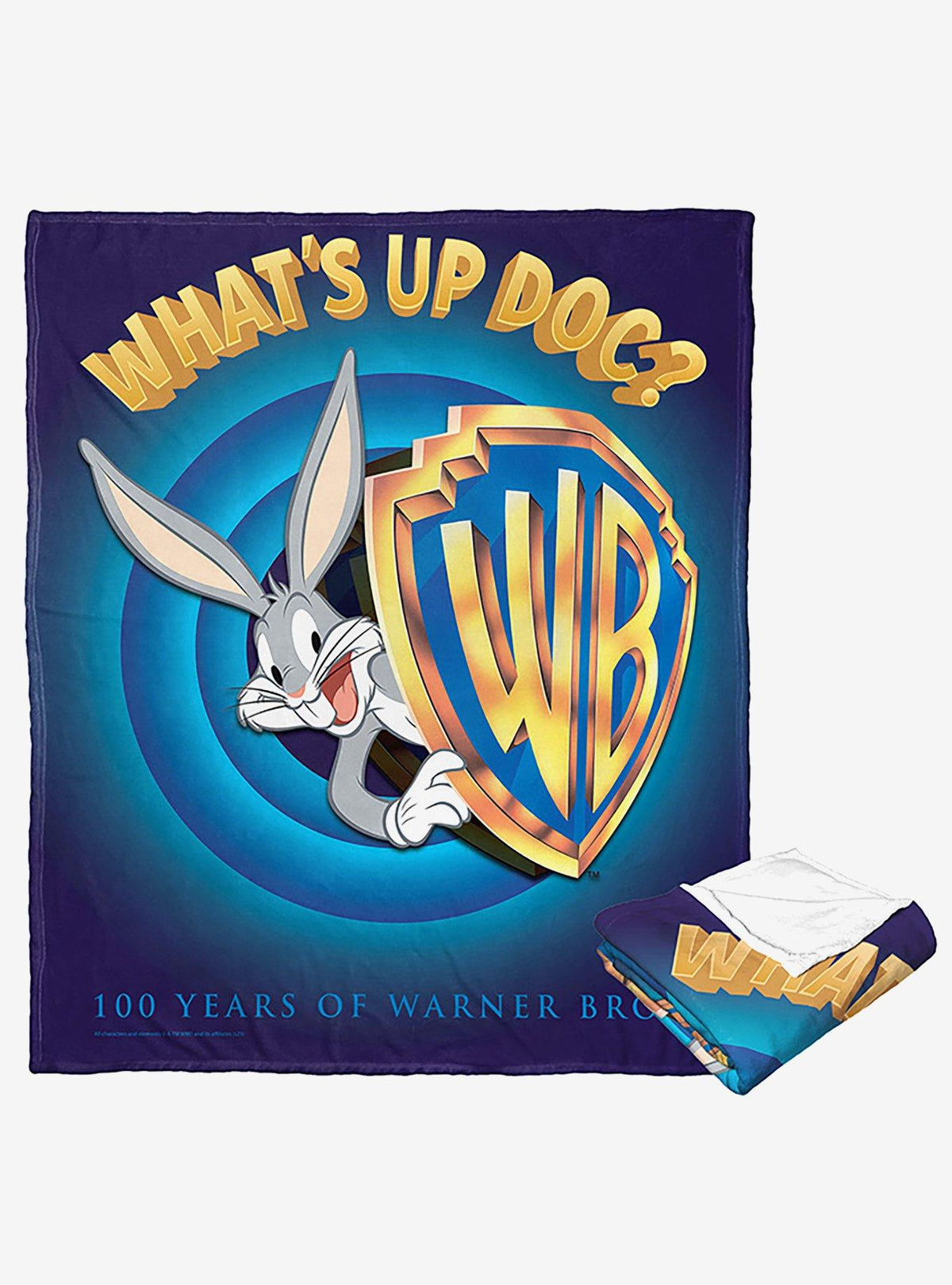 Manta Looney Tunes Warner Bros. 100 ¿Qué hay de nuevo, viejo?