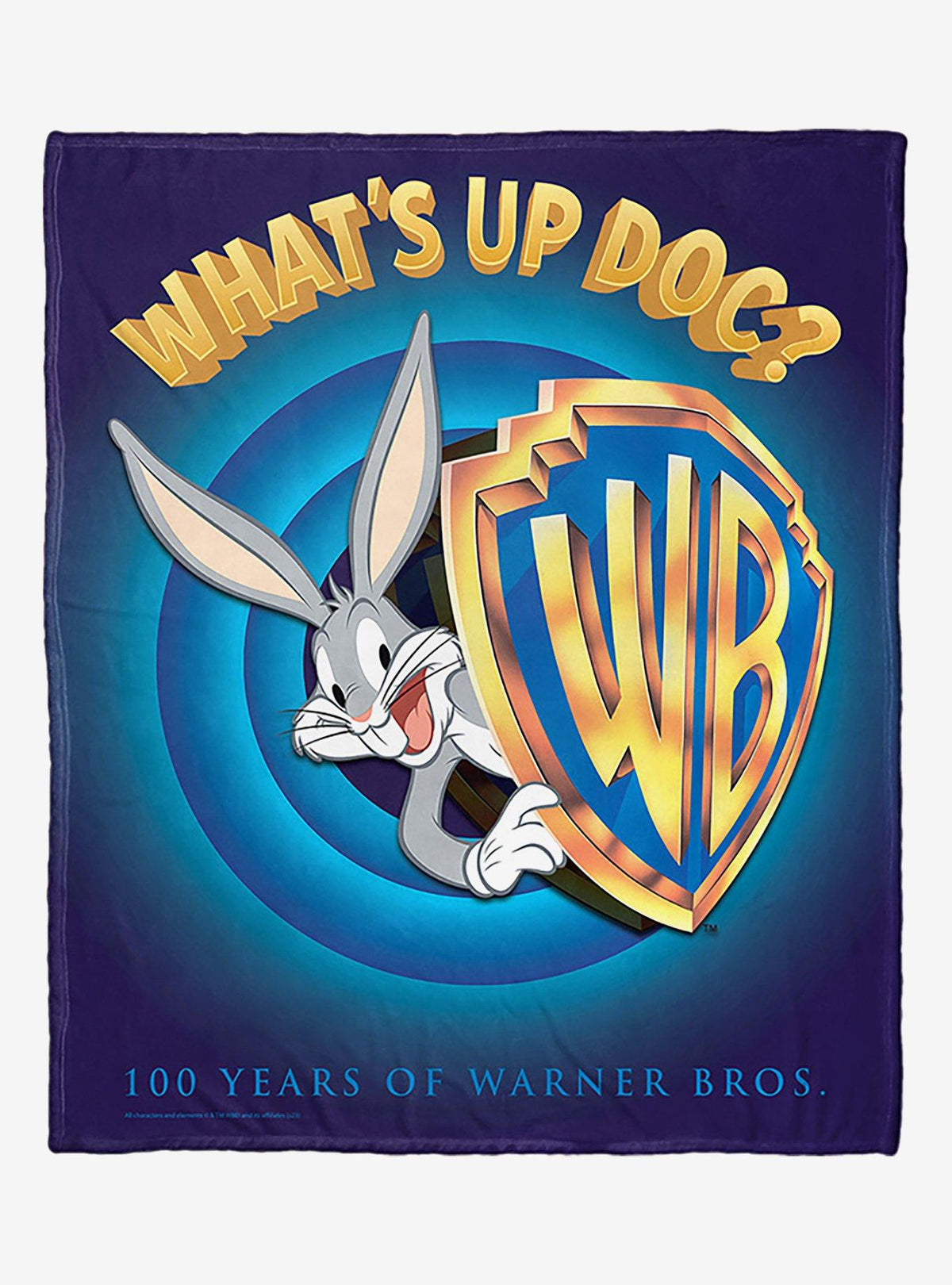 Manta Looney Tunes Warner Bros. 100 ¿Qué hay de nuevo, viejo?