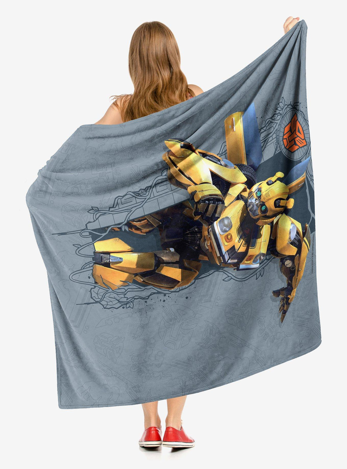 Manta de tacto sedoso Bumblebee - Transformers: Rise of the Beasts