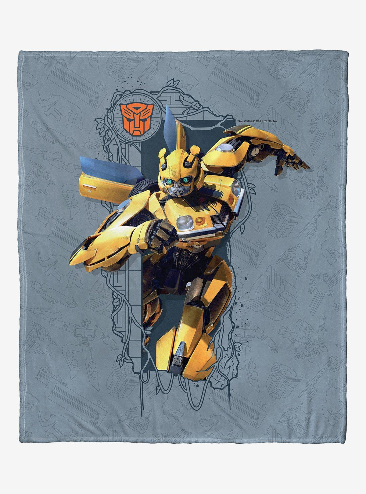 Manta de tacto sedoso Bumblebee - Transformers: Rise of the Beasts