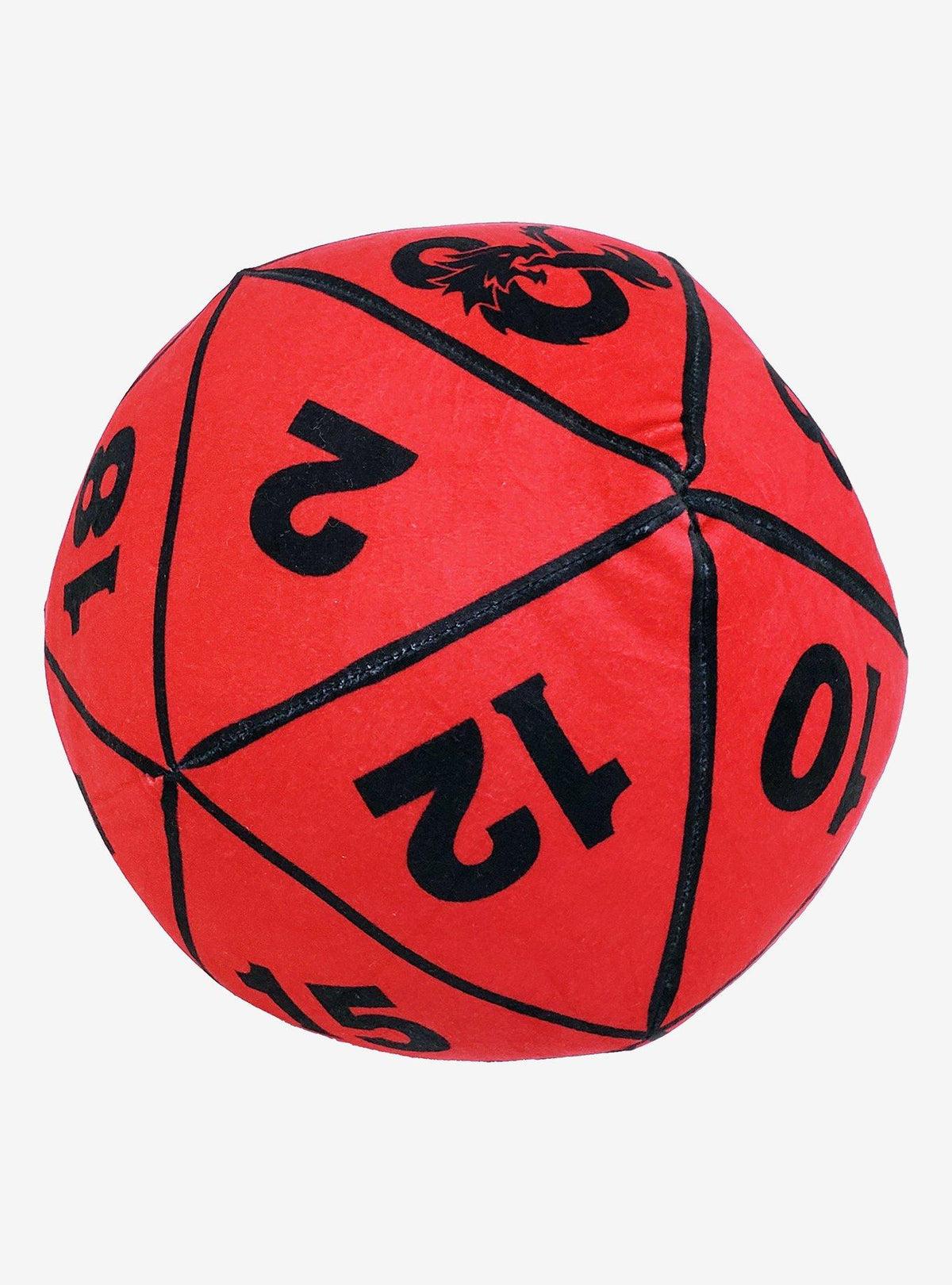 Almohada de viaje nube Dungeons & Dragons D20 rojo