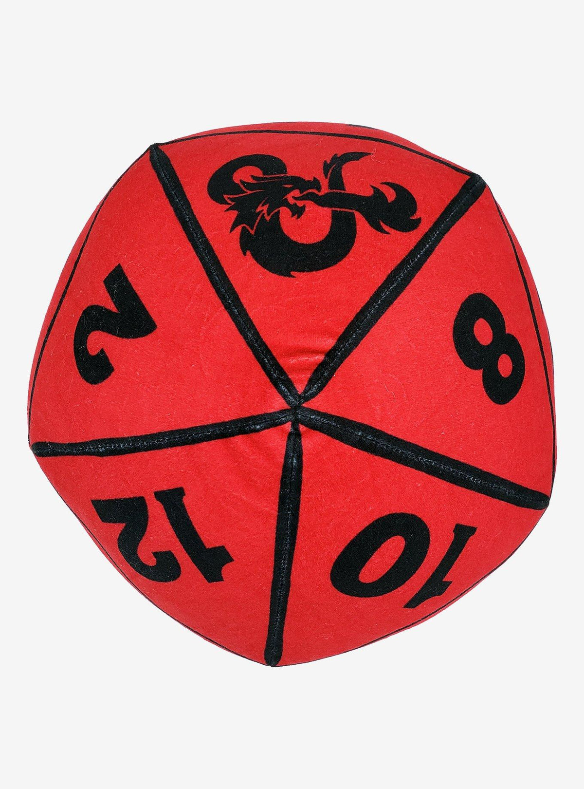 Almohada de viaje nube Dungeons & Dragons D20 rojo
