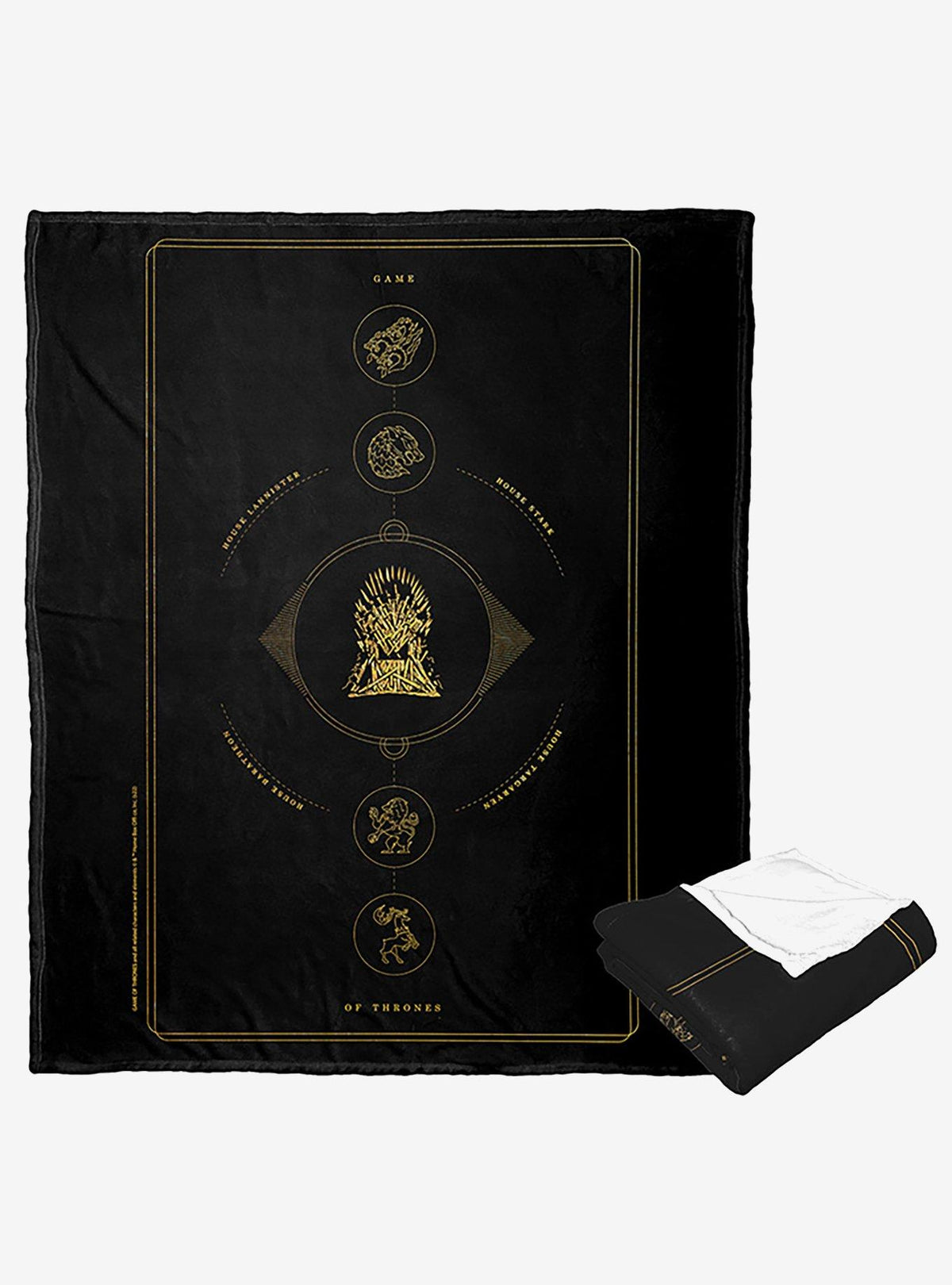 Manta Game of Thrones Casas por el Trono