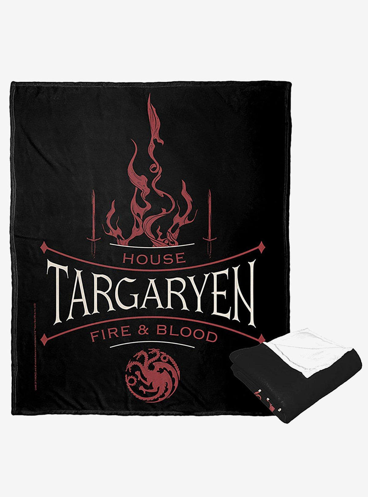 Manta de tacto sedoso Game of Thrones: Fuego y Sangre