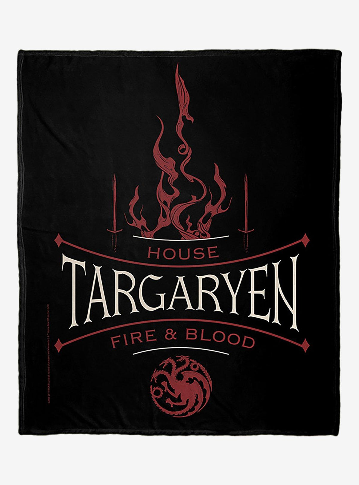 Manta de tacto sedoso Game of Thrones: Fuego y Sangre