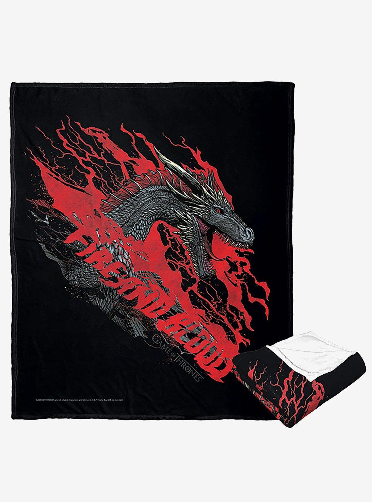 Manta de tacto sedoso Game of Thrones: Fire and Blood