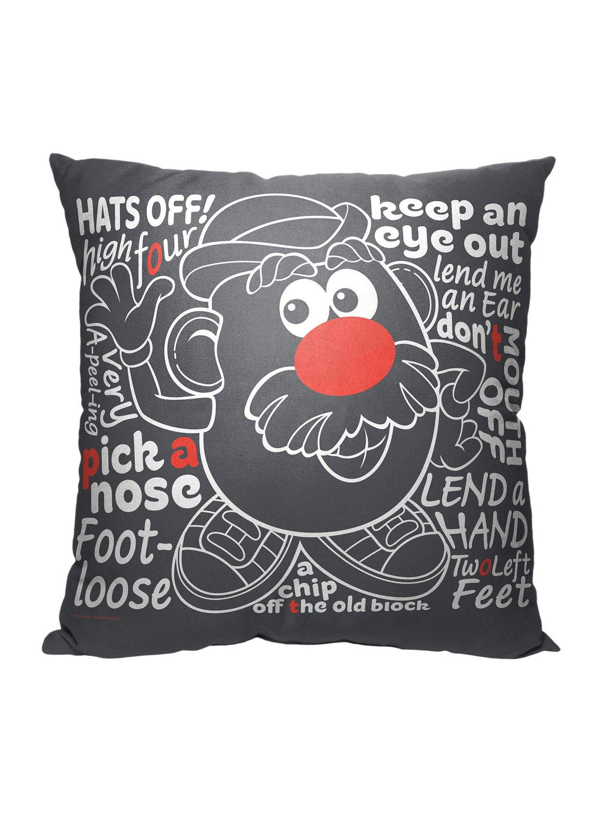Cojín de Toy Story con frases de Mr. Potato Head