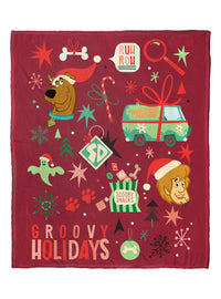 Manta de tacto sedoso Scooby-Doo: Groovy Holidays